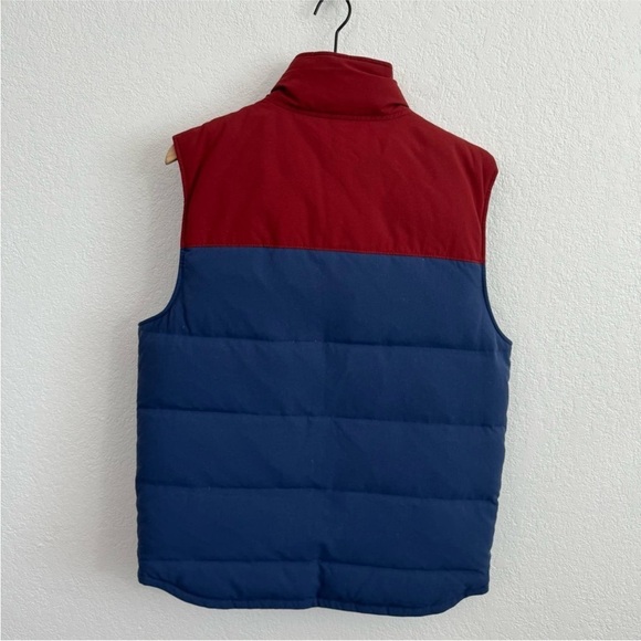Patagonia Men's Reversible Bivy Full-Zip Quilted Down Vest Stone Blue Medium - Picture 6 of 11
